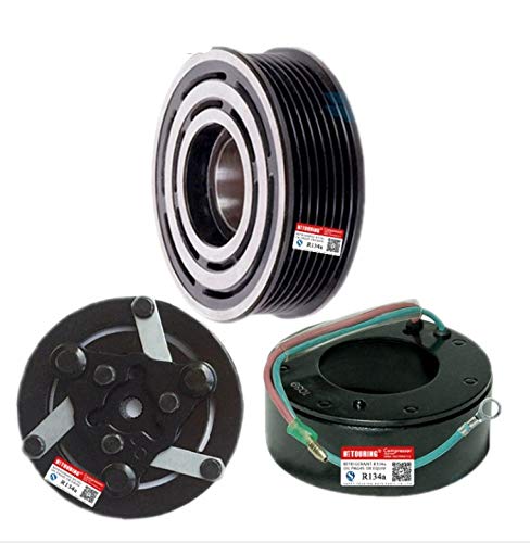 GOWE AC Compressor Clutch Set for 2002-2006 Honda CR-V - HS110R 38900-PNB-006 38900PNB006 - Perfect for AC System Repairs & Maintenance