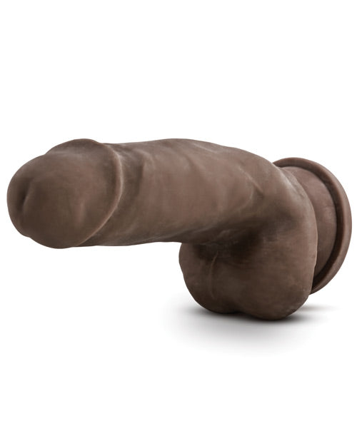 Au Naturel Sensa Feel Fat Boy Dildo 7 Inch Chocolate - Realistic Textured Adult Toy for Couples & Solo Play, Perfect for Spicing Up Your Bedroom or BDSM Scenes