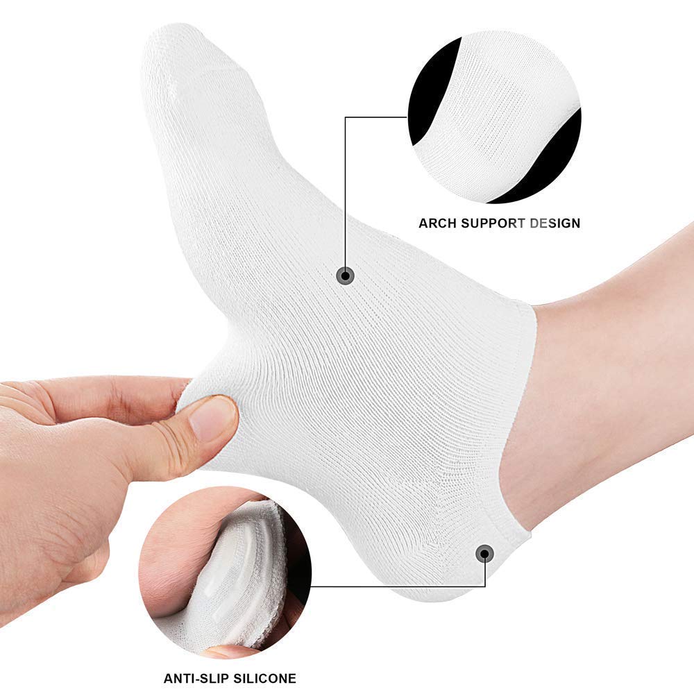 Wernies No Show Socks for Women - 16 Pairs Low Cut Invisible Socks with Non-Slip Grip for Boat Shoes, Flats & Sneakers | Perfect for Workouts, Office & Daily Wear