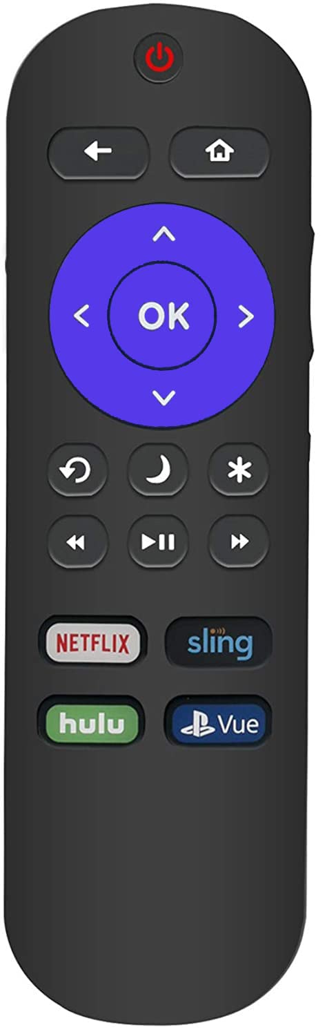 Universal Hisense Roku TV Remote Control - Compatible with All Hisense Roku Smart TVs (Replacement for Lost or Broken Remotes) - Perfect for Living Room, Bedroom & Home Theater Setup