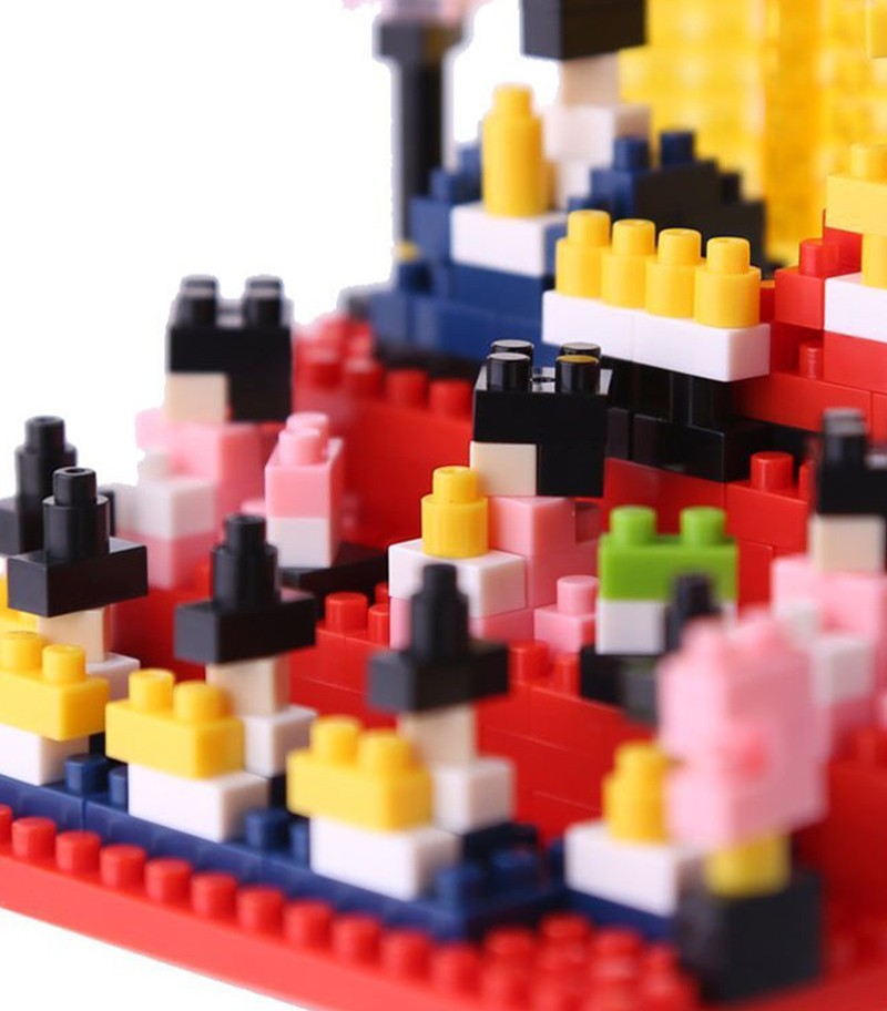 Nanoblock Hina Dolls Building Kit - NBH 100 Mini Blocks Set for Japanese Traditional Doll Display | Perfect for Home Decoration, Gift Giving & Anime Fans Collection