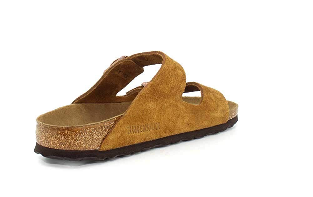 Birkenstock Arizona SFB Mink Sandals Size 40 - Comfortable Cork Footbed Slides for Women & Men | Perfect for Casual Wear, Beach, and Everyday Use