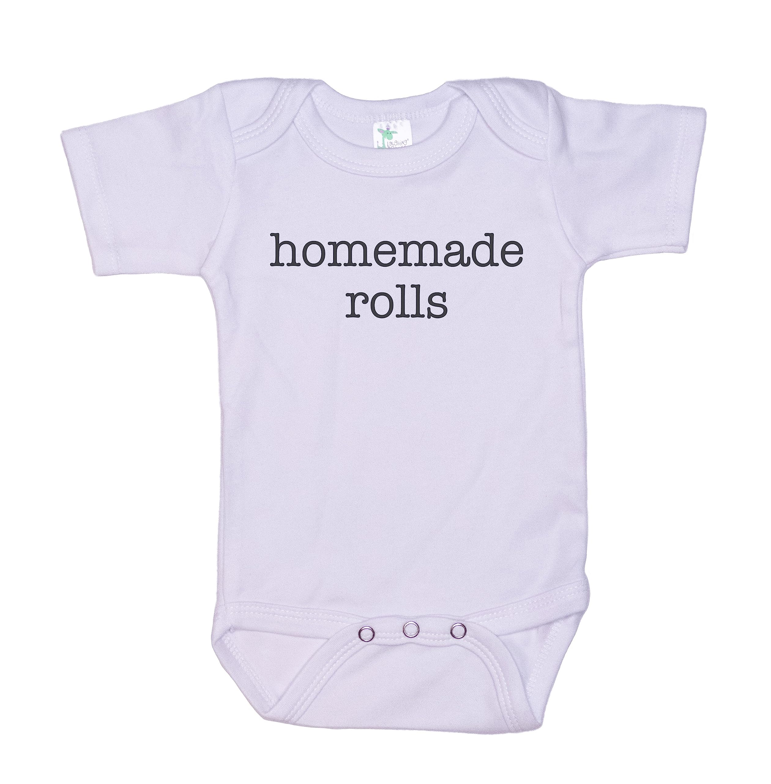 Funny Ebenezer Fire Baby Onesie - Homemade Rolls Outfit, Silly Unisex Infant Bodysuit & Romper for Newborns | Perfect for Halloween, Christmas, and Funny Family Photos