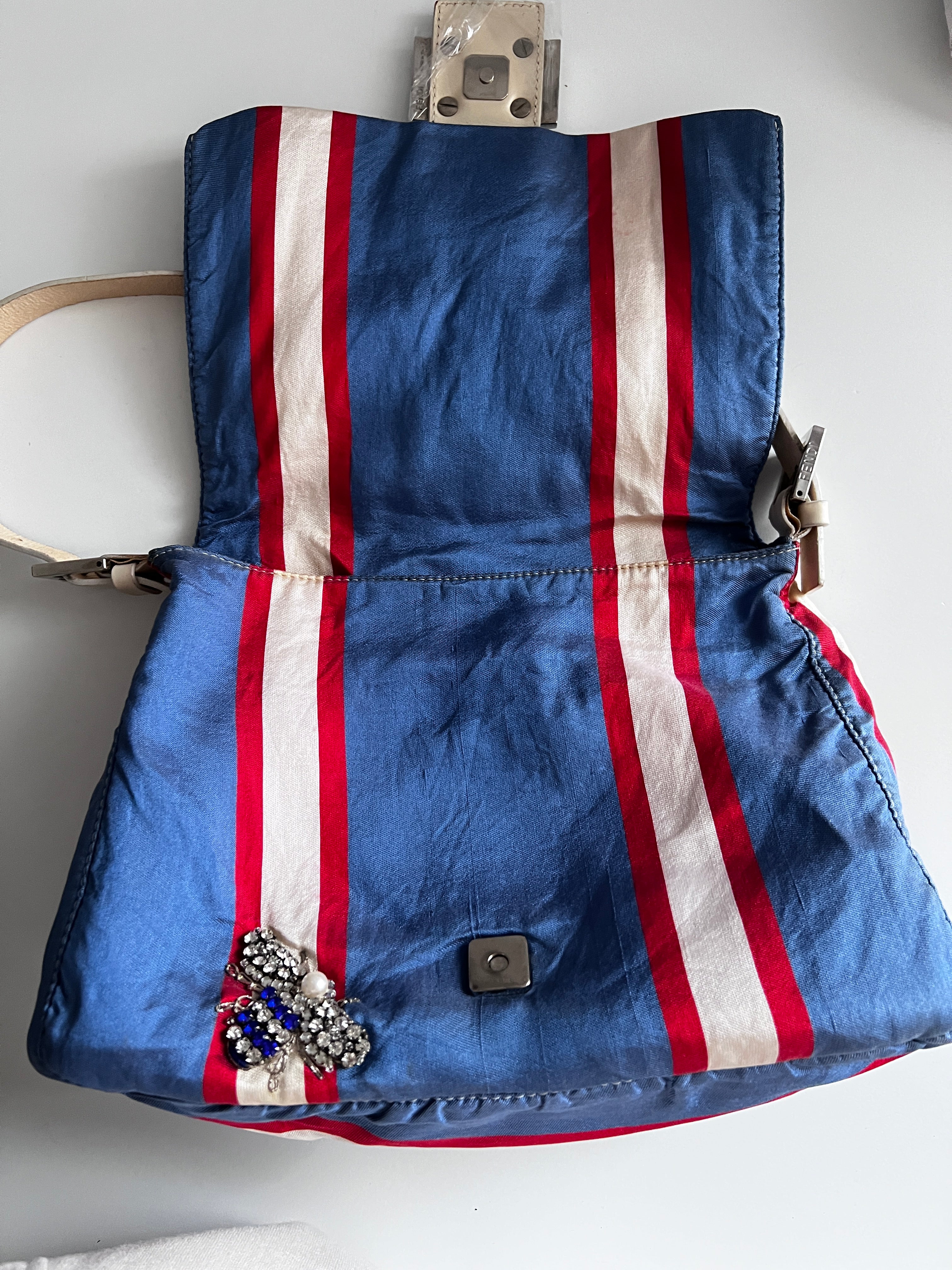 Vintage Fendi Mamma Insect Baguette Bag - Luxury Designer Handbag for Women | Perfect for Evening Parties, Date Nights & Special Occasions