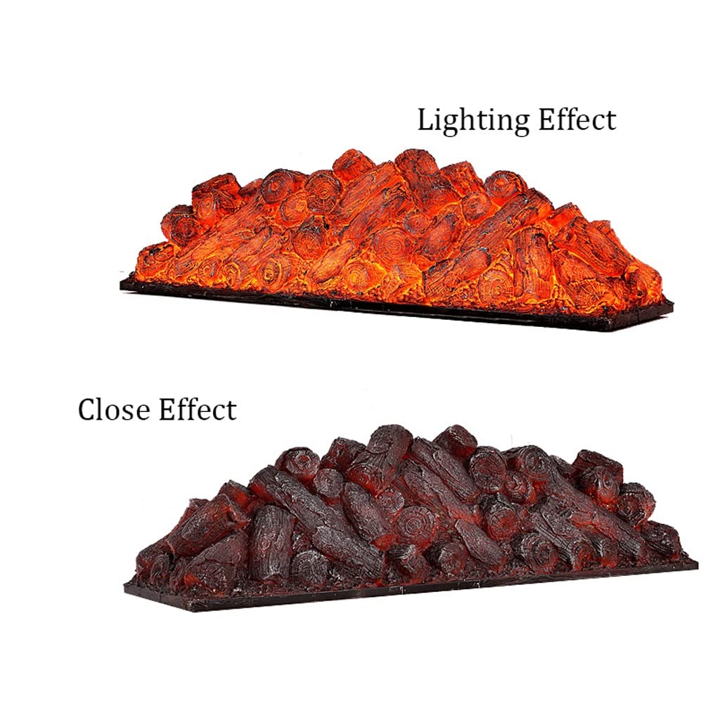 Electric Fireplace with Realistic Flame Effect - Wall Mounted or Recessed Electric Fireplace Heater for Living Room, Bedroom & Office - Energy Efficient & Safe Home Decor with Steam Simulation