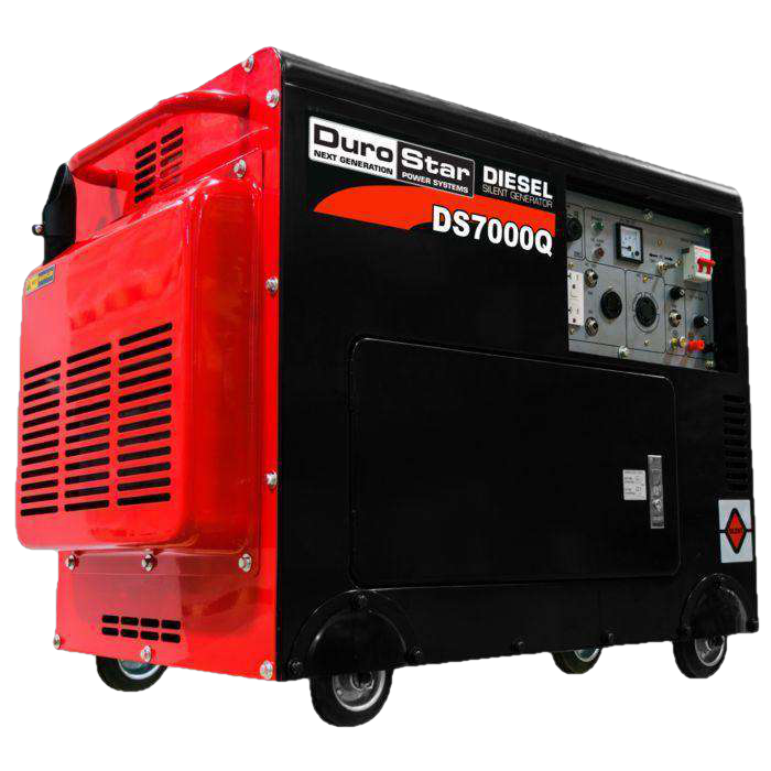 DuroStar DS7000Q 5500W/6500W Portable Diesel Generator with Remote Start - Ideal for Home Backup Power, Camping & Emergency Use