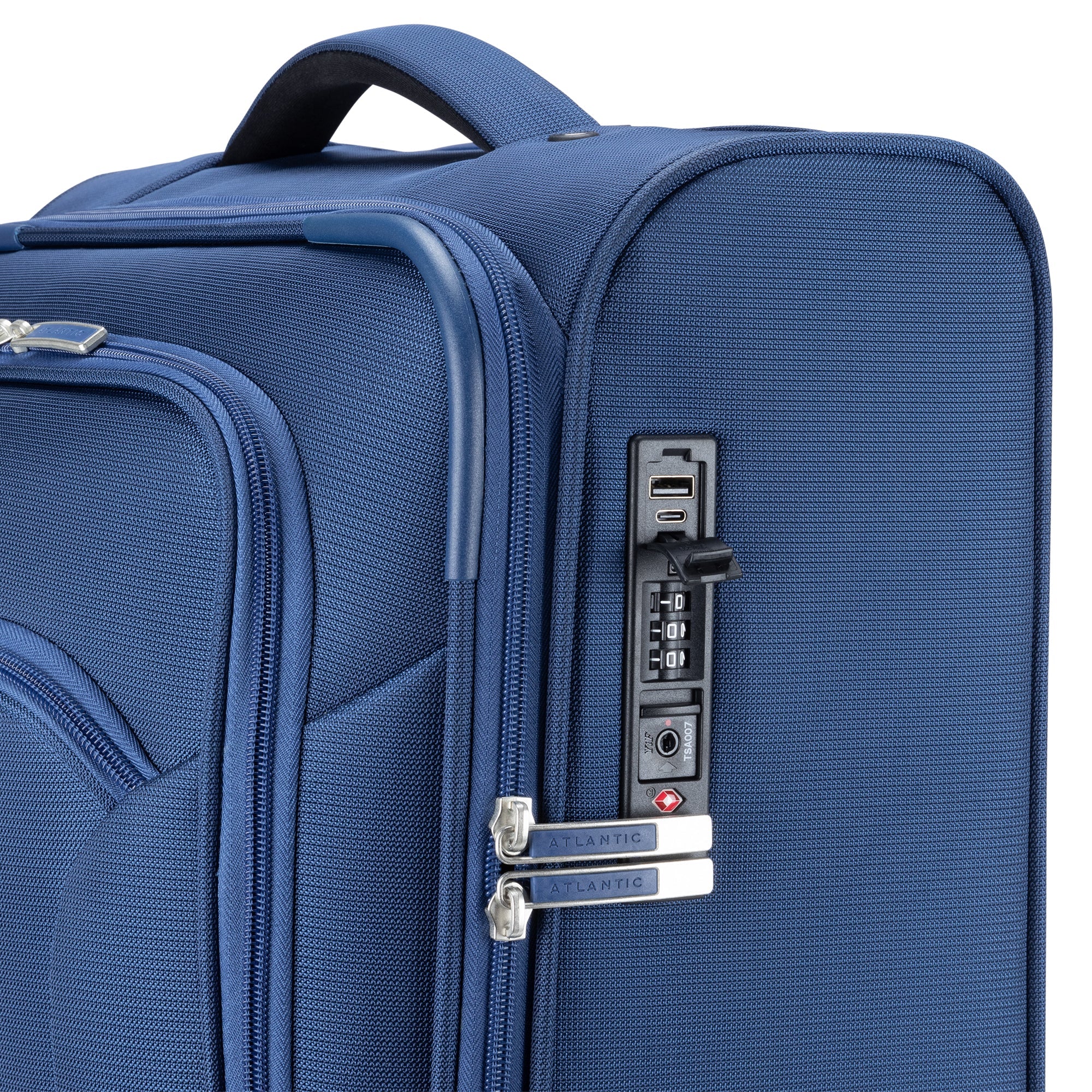 Atlantic Sailbound Carry On Luggage - Lightweight Expandable Suitcase with 360° Spinner Wheels for Air Travel, Business Trips & Weekend Getaways