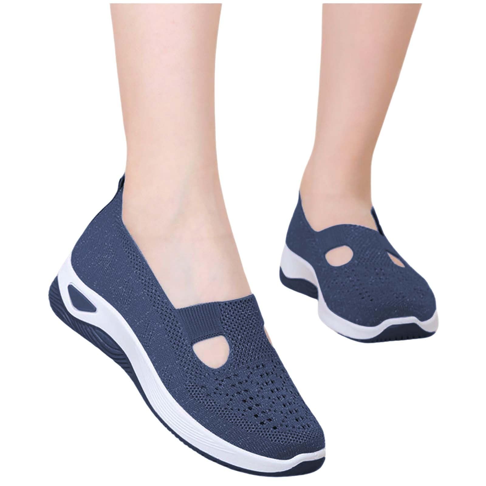 **Men's Breathable Orthopedic Casual Shoes - Comfortable Walking & Dress Sneakers - White Leather Cross Trainer for Work, Travel & Everyday Wear**