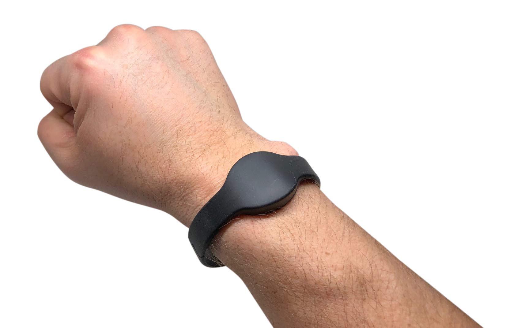 100 Pack Black 26-Bit Proximity Wristbands - Compatible with ISOProx 1386/1326 & H10301 Format Readers - Works with Most Access Control Systems - Ideal for Gyms, Water Parks, and Secure Facilities