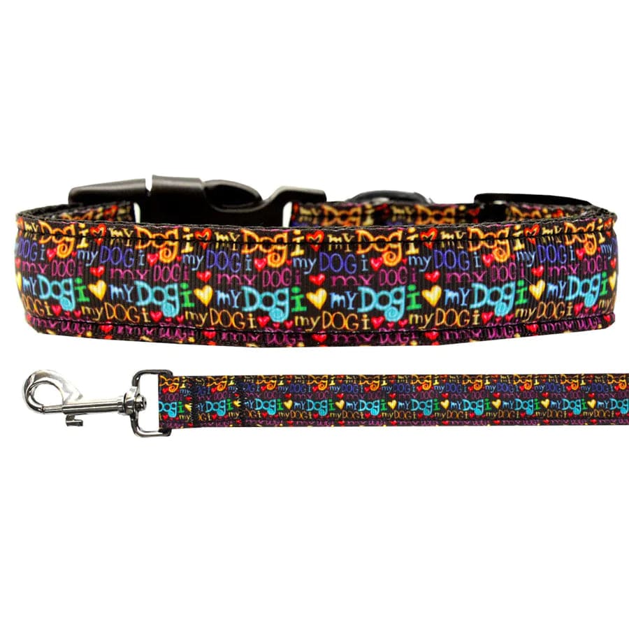 Premium Dog Collar and Leash Set for Small Medium Large Dogs - Durable Nylon Pet Walking Accessories for Training, Outdoor Adventures & Daily Walks