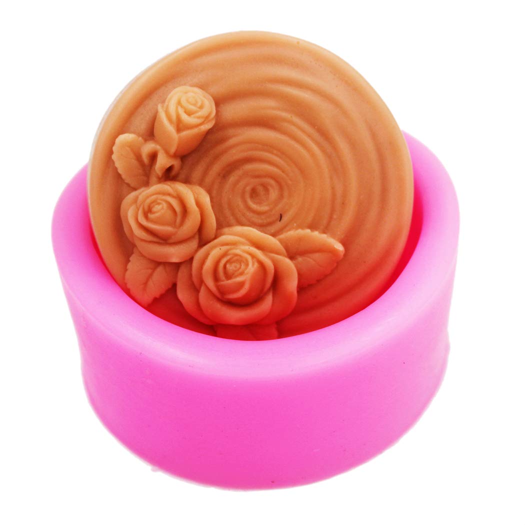 Premium Silicone Soap Molds for DIY Handmade Soap Making - Ripple Rose Design for Crafting Artisan Soaps, Perfect for Home Spa, Gifts & Bath Decor