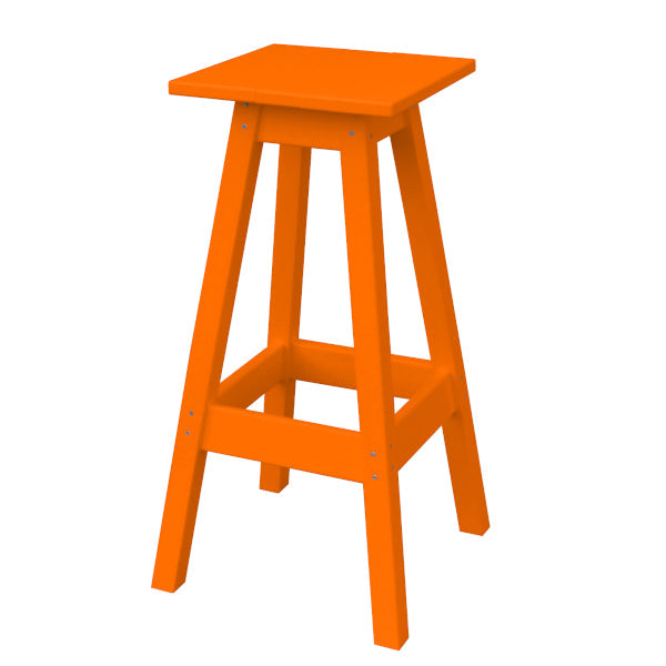 Eco-Friendly Recycled Plastic Bar Stool - Durable & Sustainable Counter Height Stool for Kitchen, Bar & Outdoor Use - Perfect for Home, Restaurant & Patio Decor