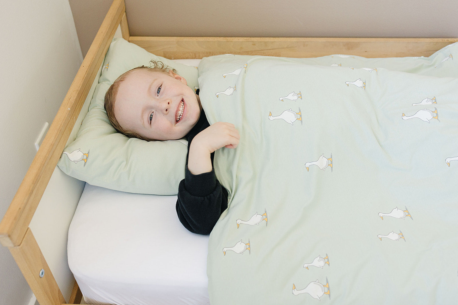 Ecolino® 100% Organic Cotton Duvet Cover for Crib & Toddler | Soft & Hypoallergenic | Perfect for Nursery & Baby Bedroom Decor
