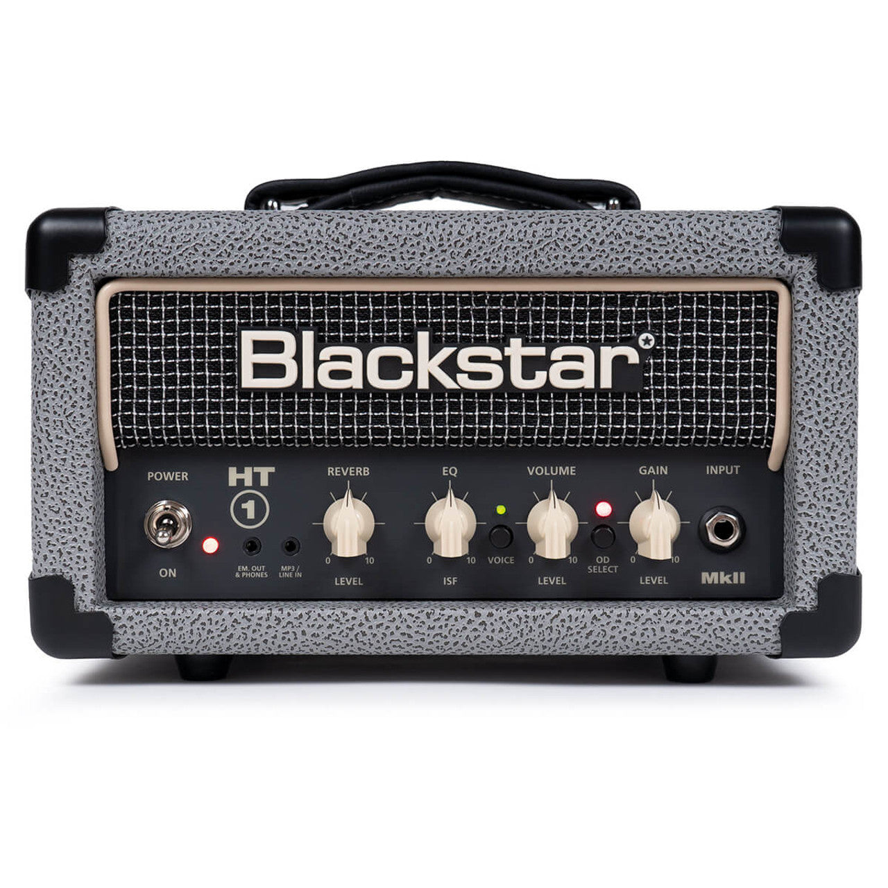 Blackstar HT1RH MKII 1 Watt Tube Guitar Amp Head - Bronco Grey | Perfect for Home Practice & Small Gigs