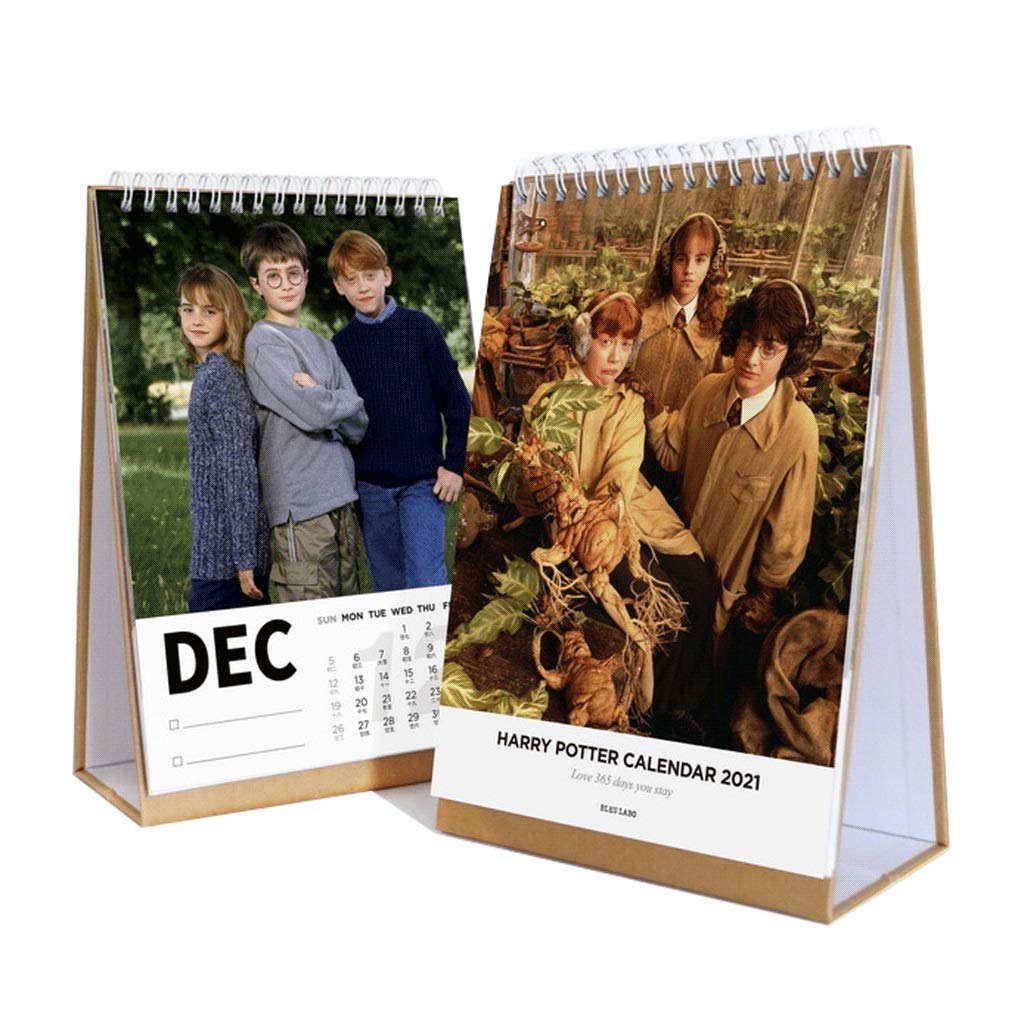 2024 Movie Character Standing Desk Calendar for Kids - Single-Sided Flipping Monthly Calendar 5.8