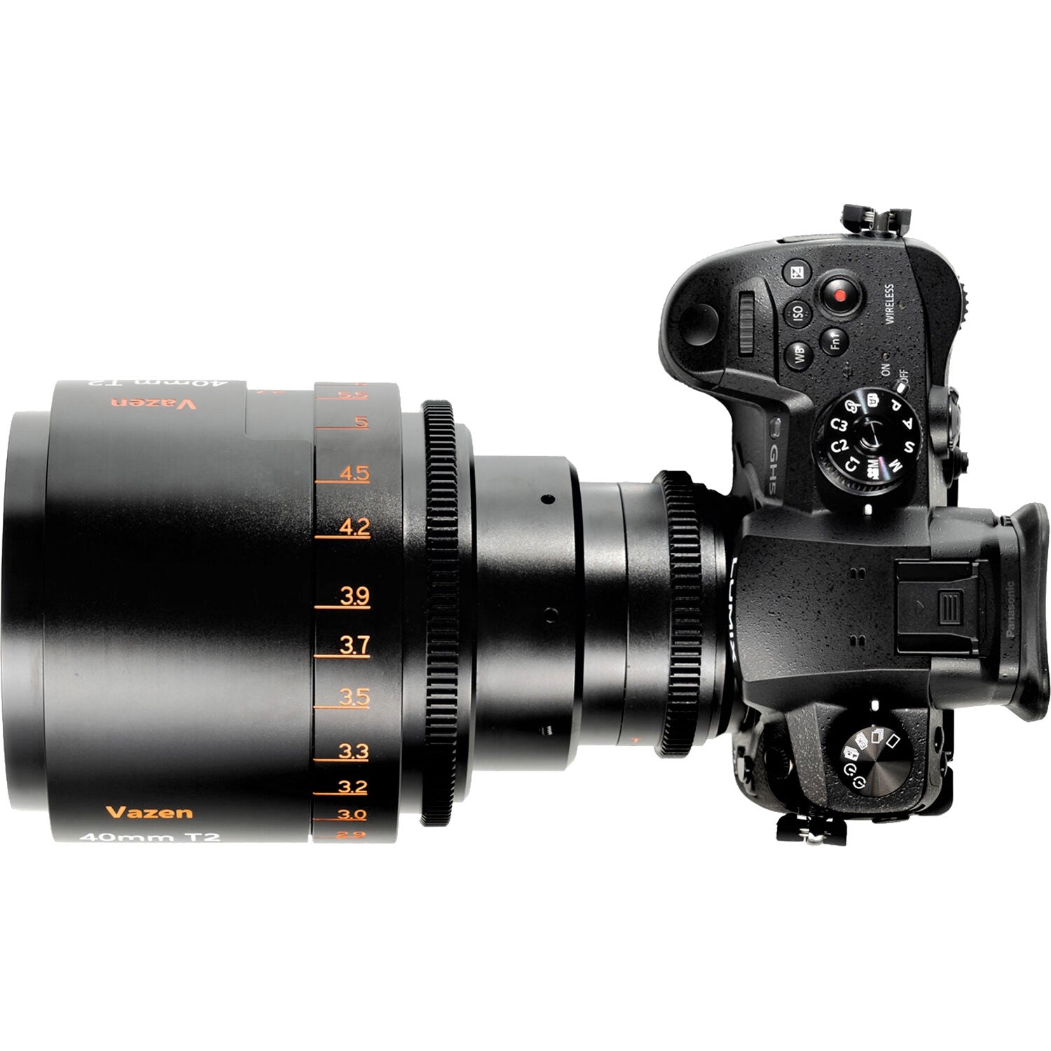 Vazen 40mm T/2 1.8X Anamorphic Lens for Canon RF Mount - Premium Amber Coating - Cinematic Widescreen Filmmaking for Movies, Music Videos & Creative Projects