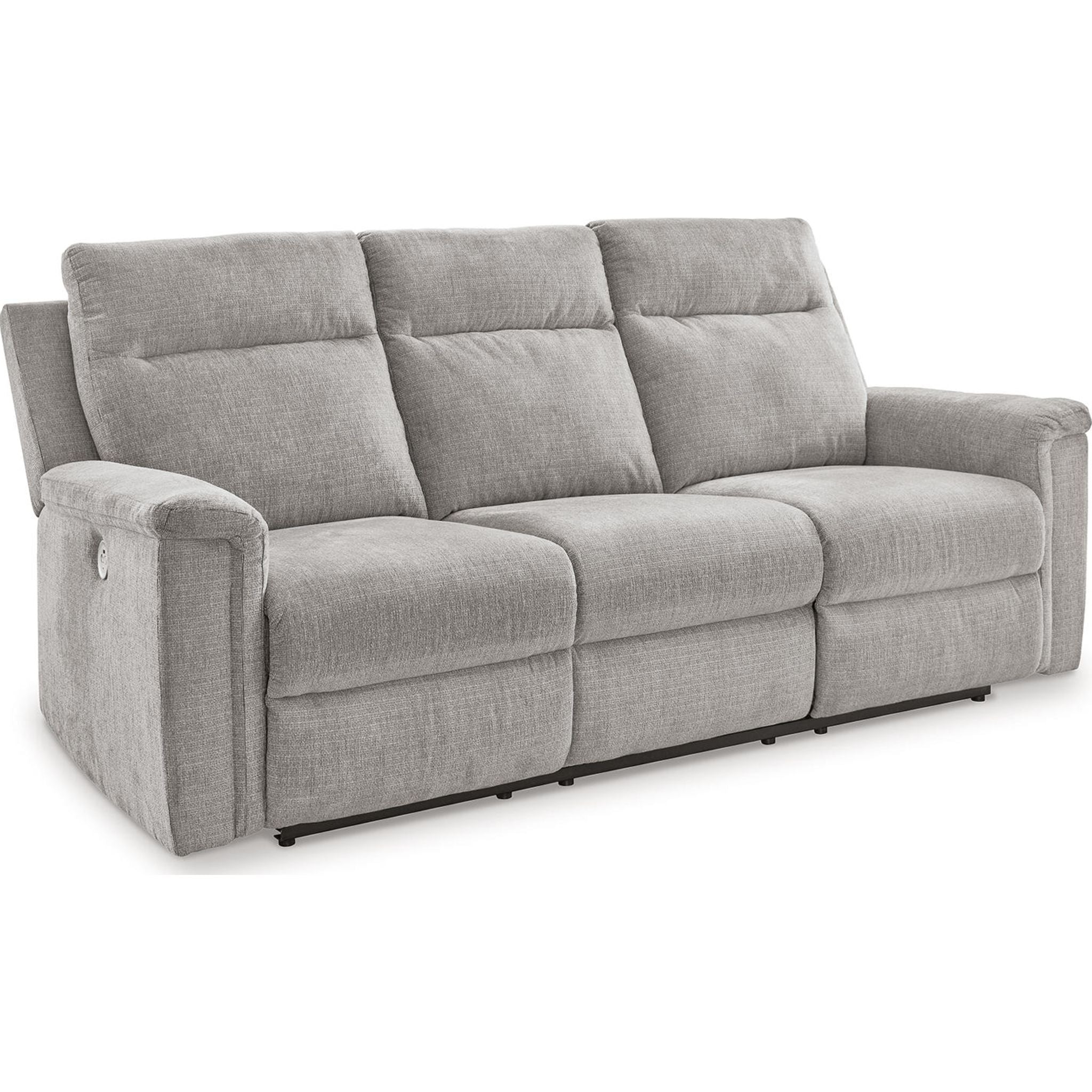 Barnsana Power Reclining Sofa - Electric Recliner Couch with USB Charging & Cup Holders | Modern Living Room Furniture for Home Theater & Relaxation