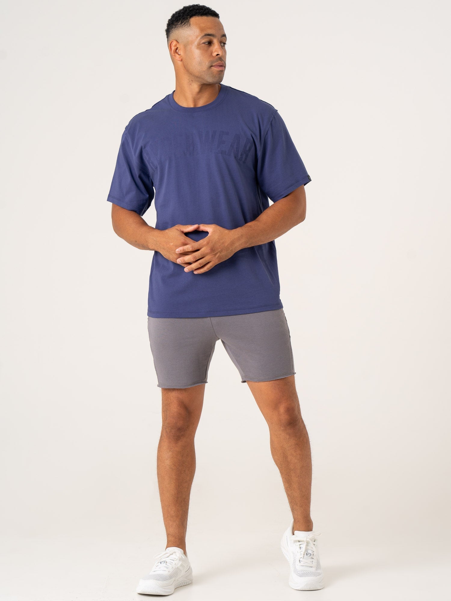 Force 6 Track Shorts for Men - Breathable Running Shorts with Pockets - Charcoal Gray Athletic Shorts for Gym, Jogging & Workout