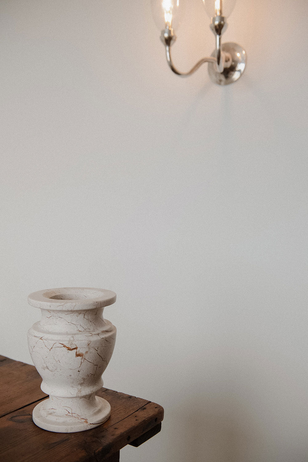 Unique Handcrafted Marble Vase - Elegant Home Decor for Living Room, Dining Table & Wedding Centerpieces