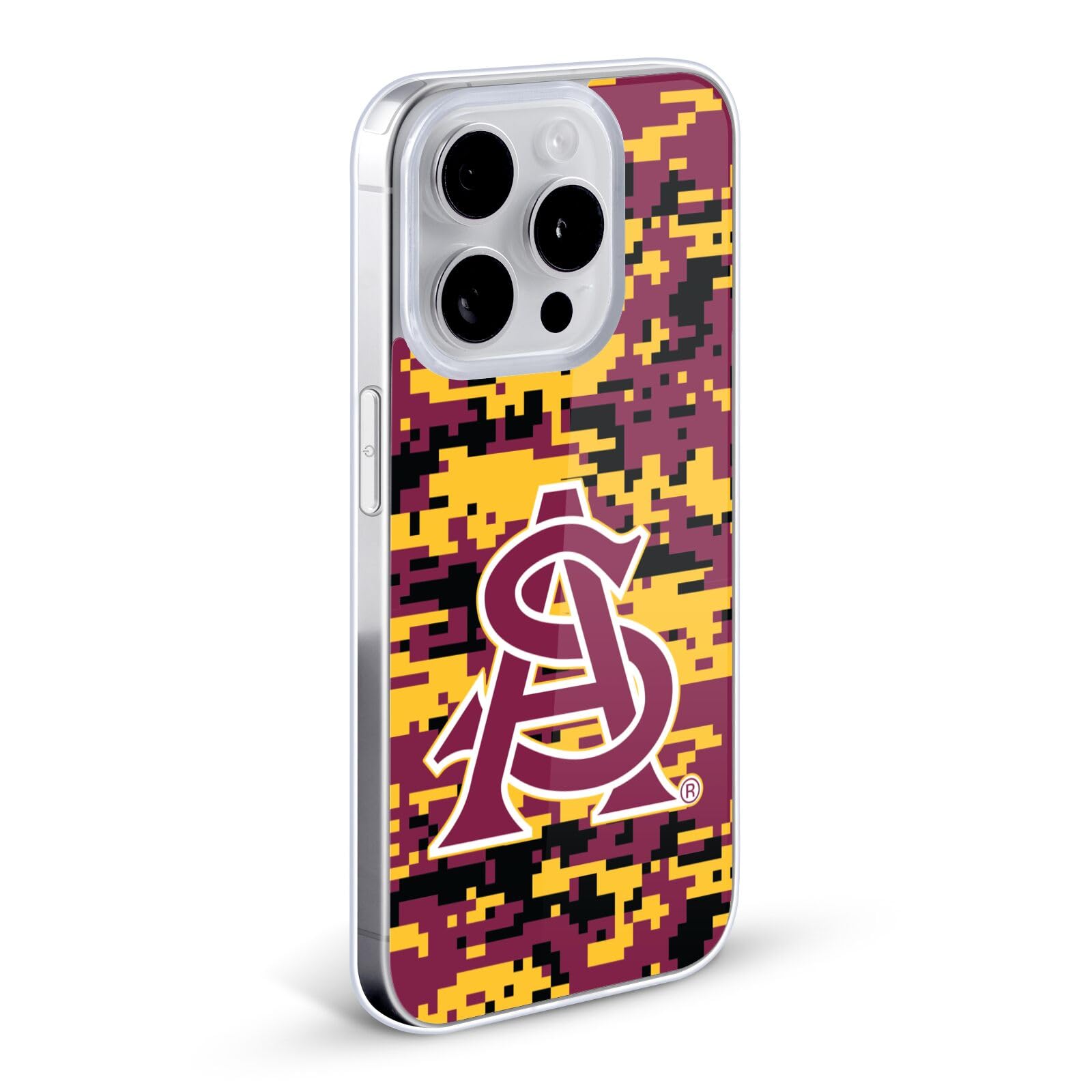 Officially Licensed Arizona State University ASU Digital Camouflage Soft Gel Case for Apple iPhone 7 Plus/iPhone 8 Plus - Durable Protection for School, Sports & Outdoor Activities