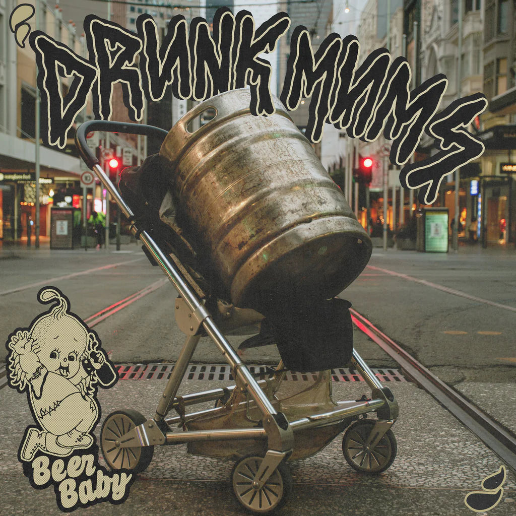 Drunk Mums Beer Baby Vinyl LP Record - Punk Rock Music Album for Collectors & Music Lovers - Perfect for Home Listening, Parties & Gifts
