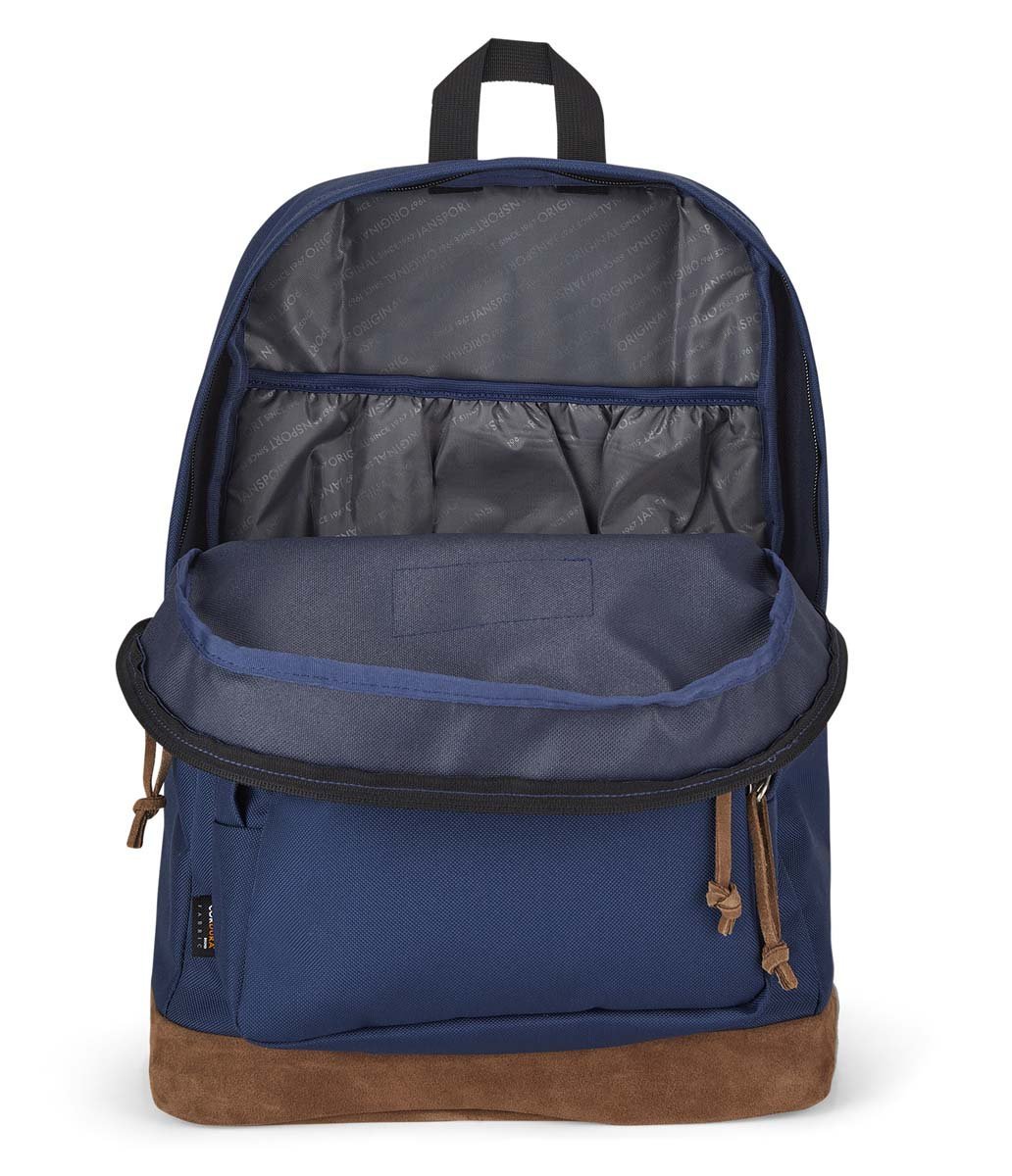 JanSport Right Pack Backpack - Navy Blue School & Travel Backpack for Students & Commuters | Durable Laptop Bag for College, Work & Outdoor Adventures