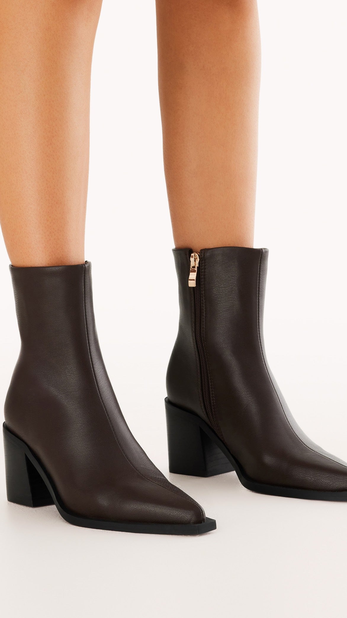 Leanora Boots - Women's Chocolate Brown Ankle Boots for Casual Wear & Outdoor Walking