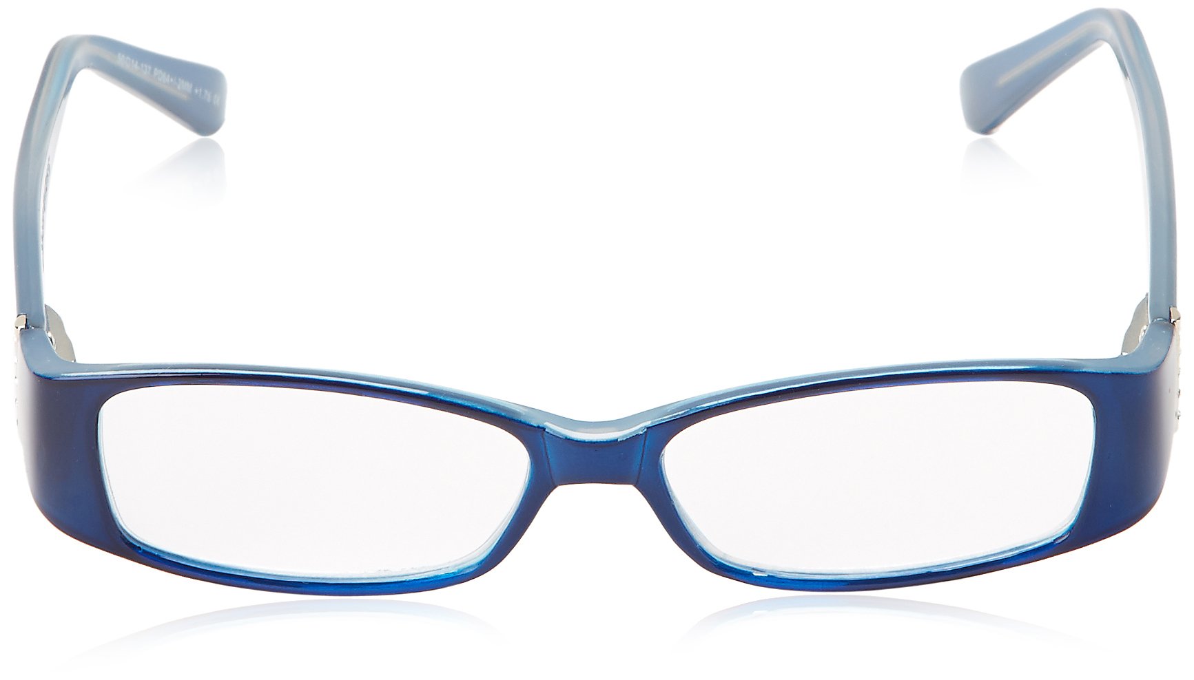 Foster Grant Women's Kate Rectangular Reading Glasses +1.50 to +3.50 Strength - Lightweight Comfortable Eyewear for Reading, Computer Work & Crafts