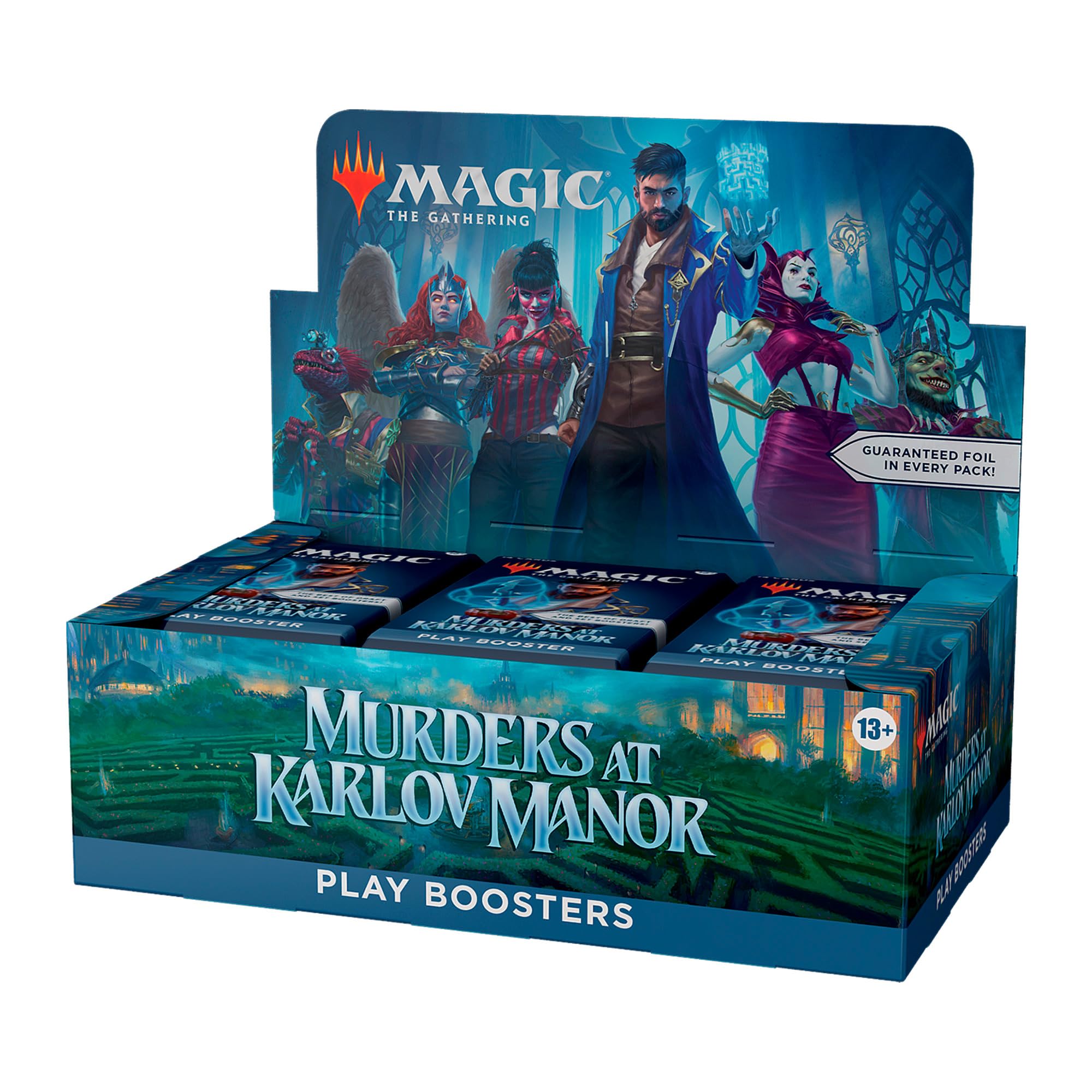 Magic: The Gathering Murders at Karlov Manor Play Booster Box - 36 Packs (504 Cards) | MTG Collector's Edition | Perfect for Tournaments, Game Nights & Card Collectors
