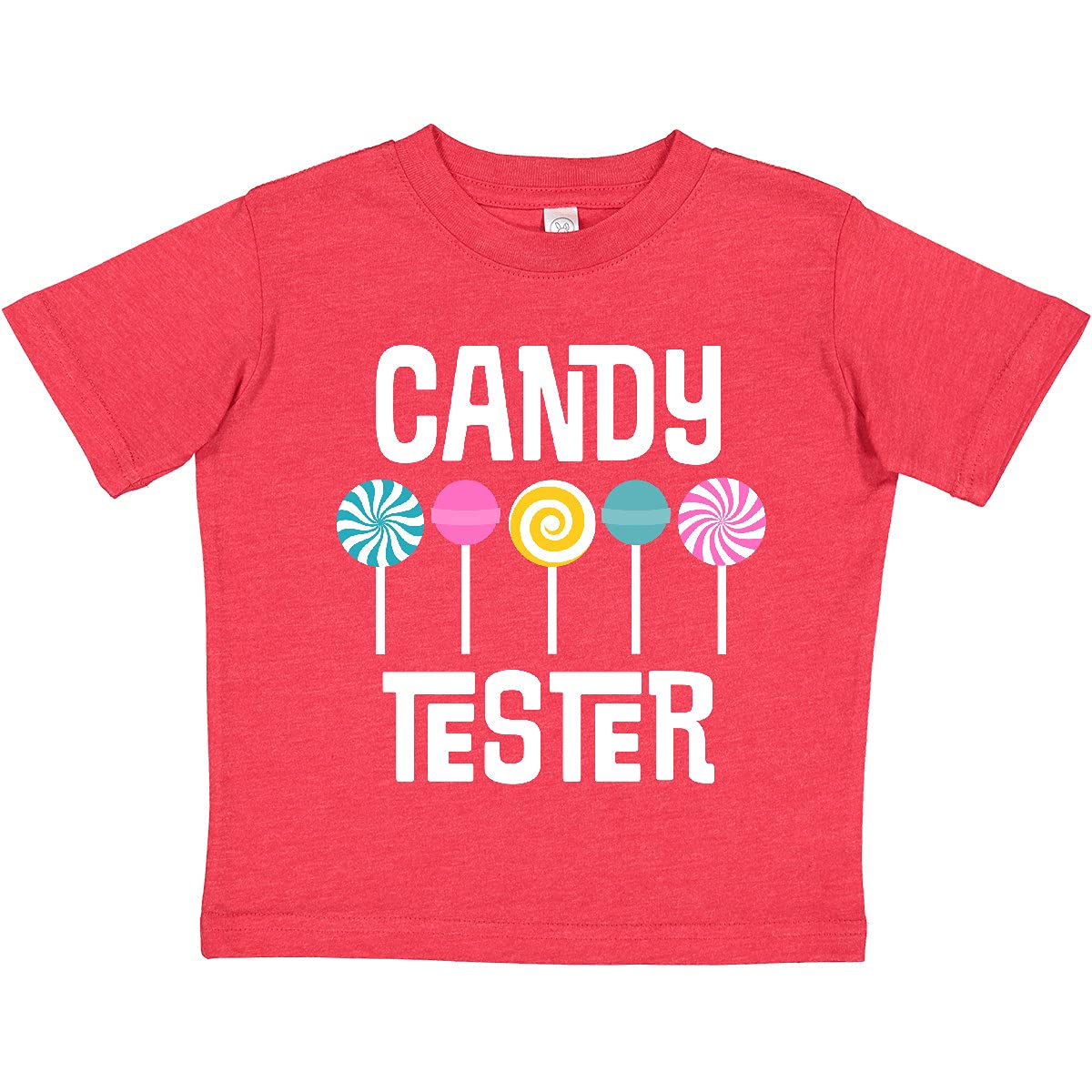 Inktastic Candy Tester Cute Sweets Toddler T-Shirt - Adorable Graphic Tee for Kids, Boys & Girls - Perfect for Birthday Parties, Playdates & Everyday Fun