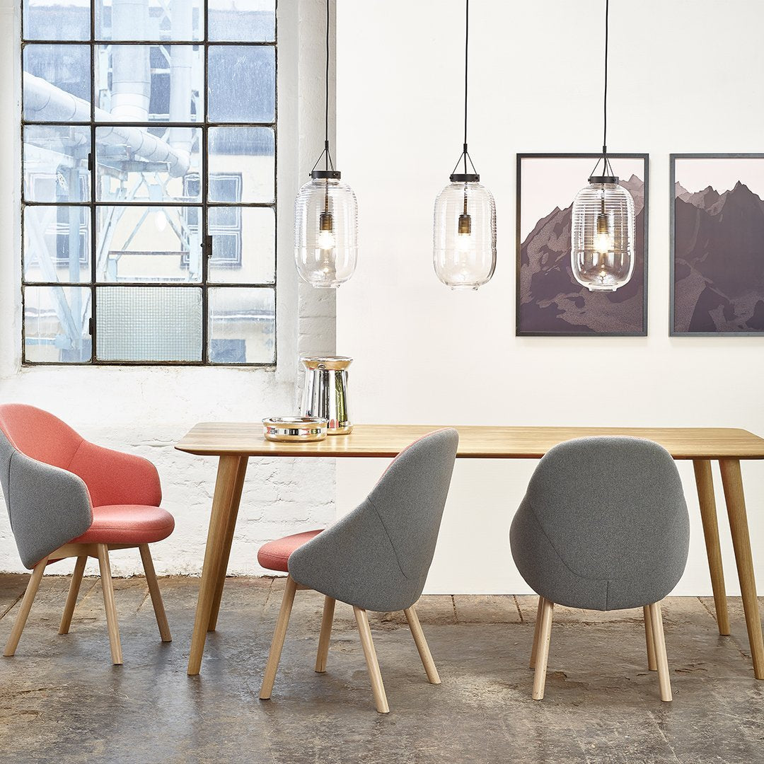 Albu Chair - Solid Oak Wood Frame, Modern Accent Chair for Living Room, Bedroom & Office - Comfortable & Stylish Seating Solution