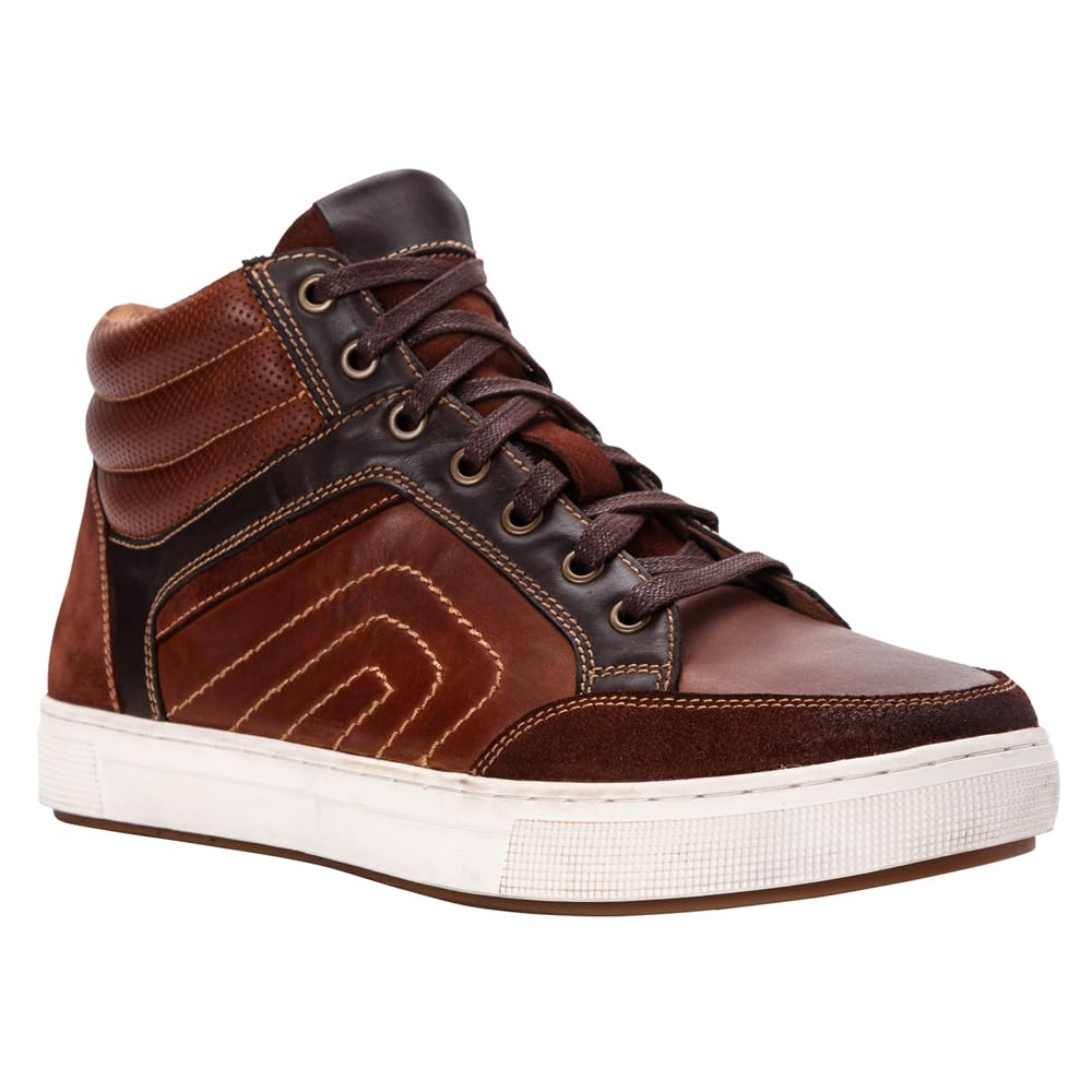 Propét Men's Kenton Mid Cut Sneaker - Comfortable Walking Shoes for Men, Lightweight & Breathable - Perfect for Hiking, Travel & Everyday Wear