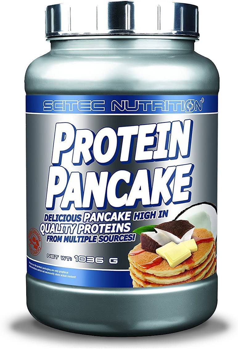 High Protein Pancake Mix - 2.28lb White Chocolate Coconut Flavor | Keto Friendly, Gluten Free Breakfast Mix for Weight Loss & Muscle Building | Perfect for Post-Workout, Meal Prep & Healthy Family Breakfasts