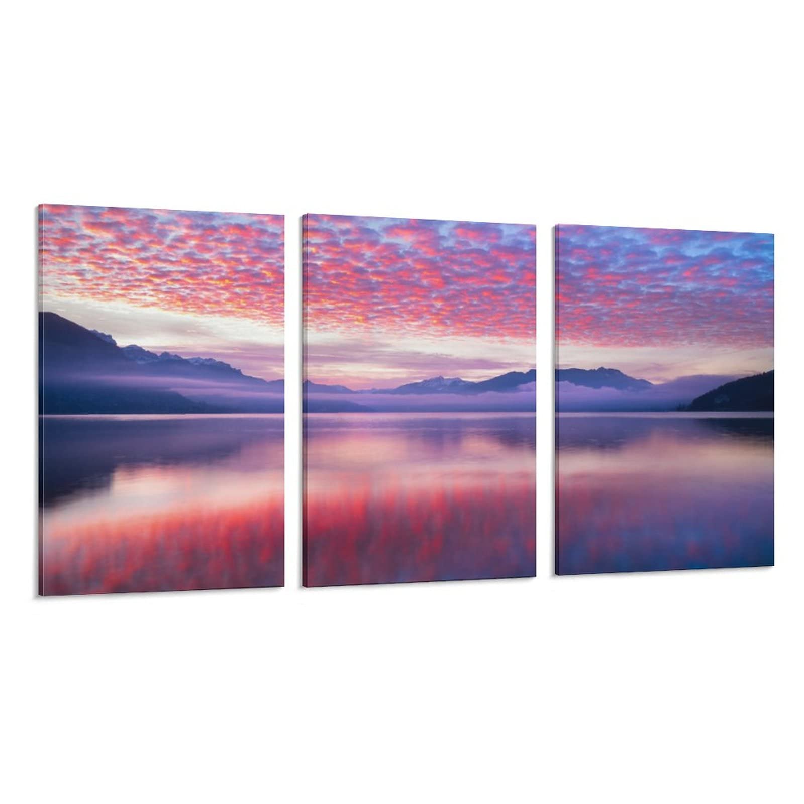 Landscape Mountain Cloud Dream Canvas Wall Art Poster - 24x36 Inch & 16x24 Inch (40x60cm) Aesthetic Home Decor for Living Room, Bedroom, Office - Perfect Gift for Nature Lovers & Wall Decoration