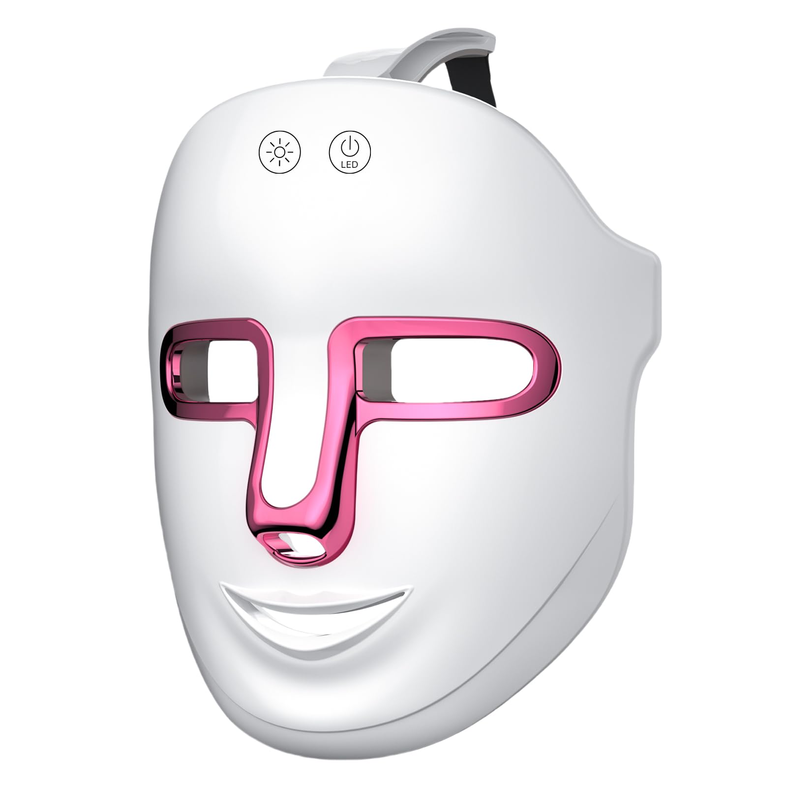 7-Color LED Red Light Therapy Mask for Face - Anti-Aging & Skin Rejuvenation Treatment with Hot Compress Function | At-Home Facial Care Device for Wrinkles, Acne & Glowing Skin (P04 Pro Model) - Perfect for Daily Skincare Routine & Spa Treatments