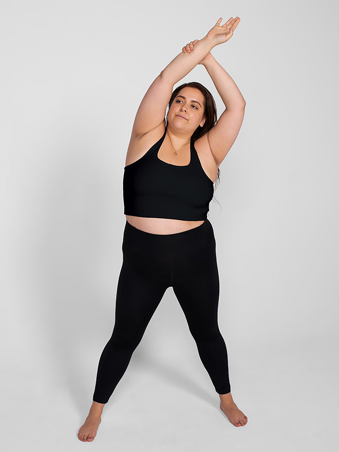 Girlfriend Collective High Waist Compressive 7/8 Leggings for Women - Perfect for Yoga, Running & Workouts
