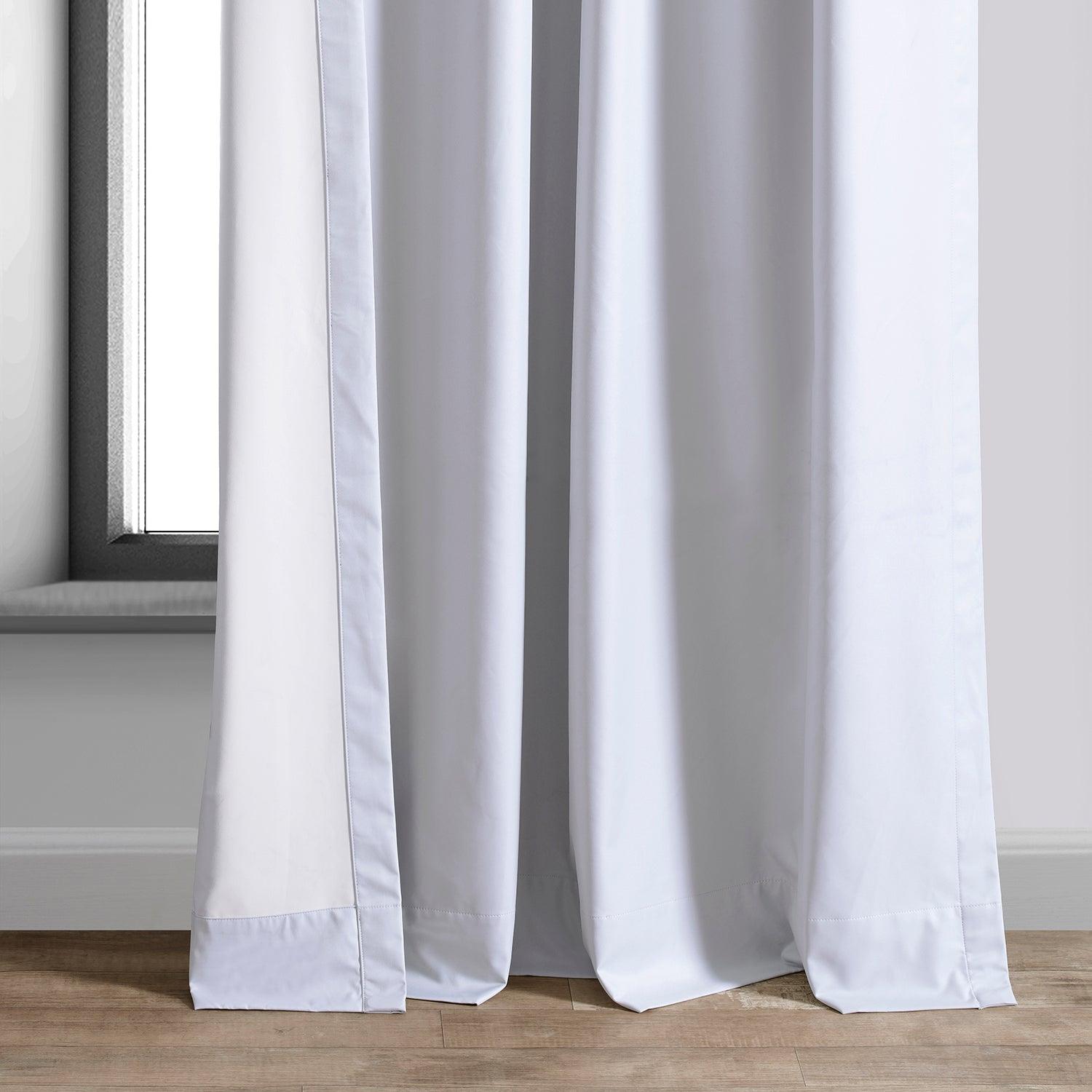 Off White Hotel Blackout Curtains - Premium Light Blocking Window Drapes for Bedroom & Home Theater - Noise Reducing & Energy Efficient