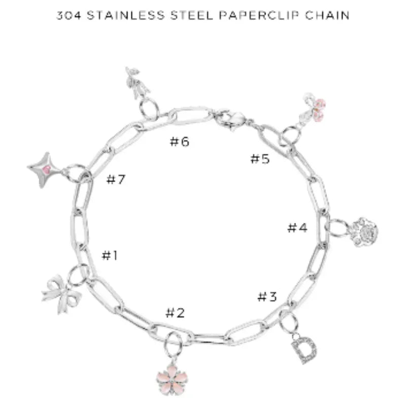 Charm Bracelet with Assorted Charms - Elegant Adjustable Bracelet for Women - Perfect Gift for Birthday, Anniversary & Special Occasions