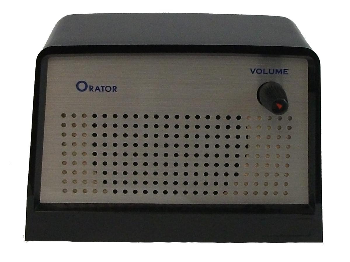 Cortelco Orator Desktop Speaker - High Performance Black Speaker for Office, Conference Calls & Home Use