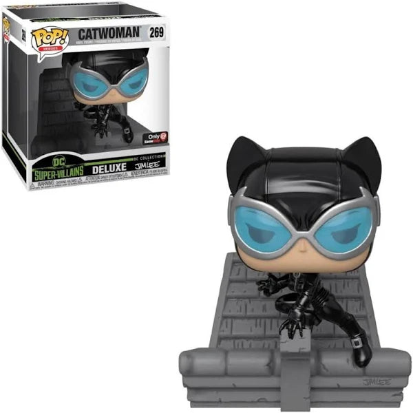DC Super Villains Deluxe Catwoman Action Figure - GameStop Exclusive #269 - Perfect for Collectors, Cosplay & DC Comics Fans
