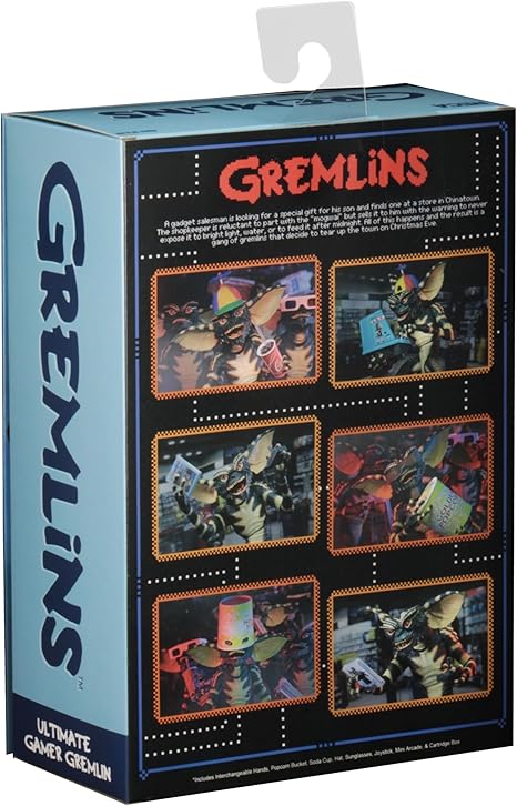 NECA Ultimate Gamer Gremlin Action Figure - Collectible Toy for Gamers & Movie Fans - Perfect for Display, Gifts, and Gaming Room Decor