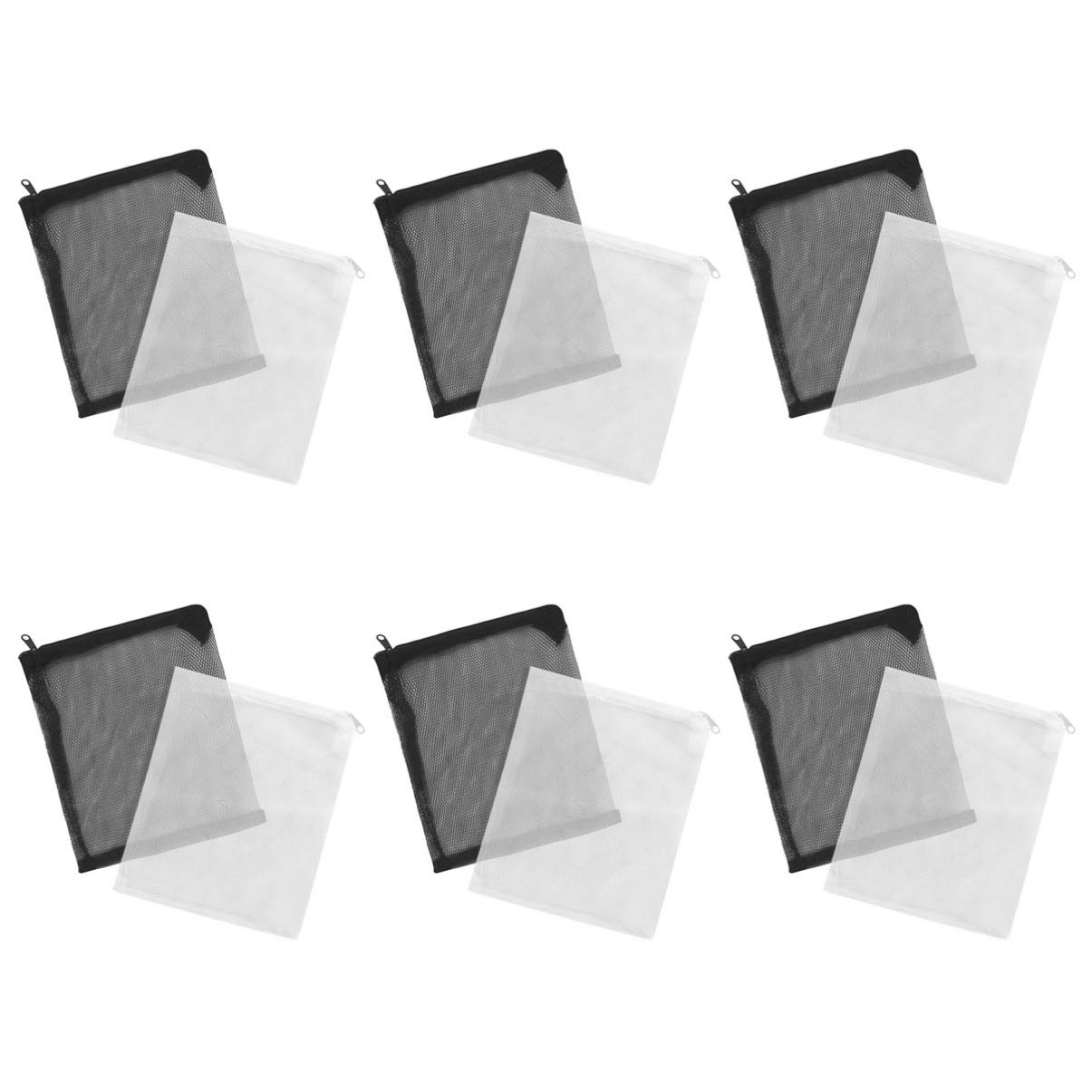 Balacoo 12pcs Aquarium Media Bags - Fish Tank Filter Mesh Bags for Water Filtration