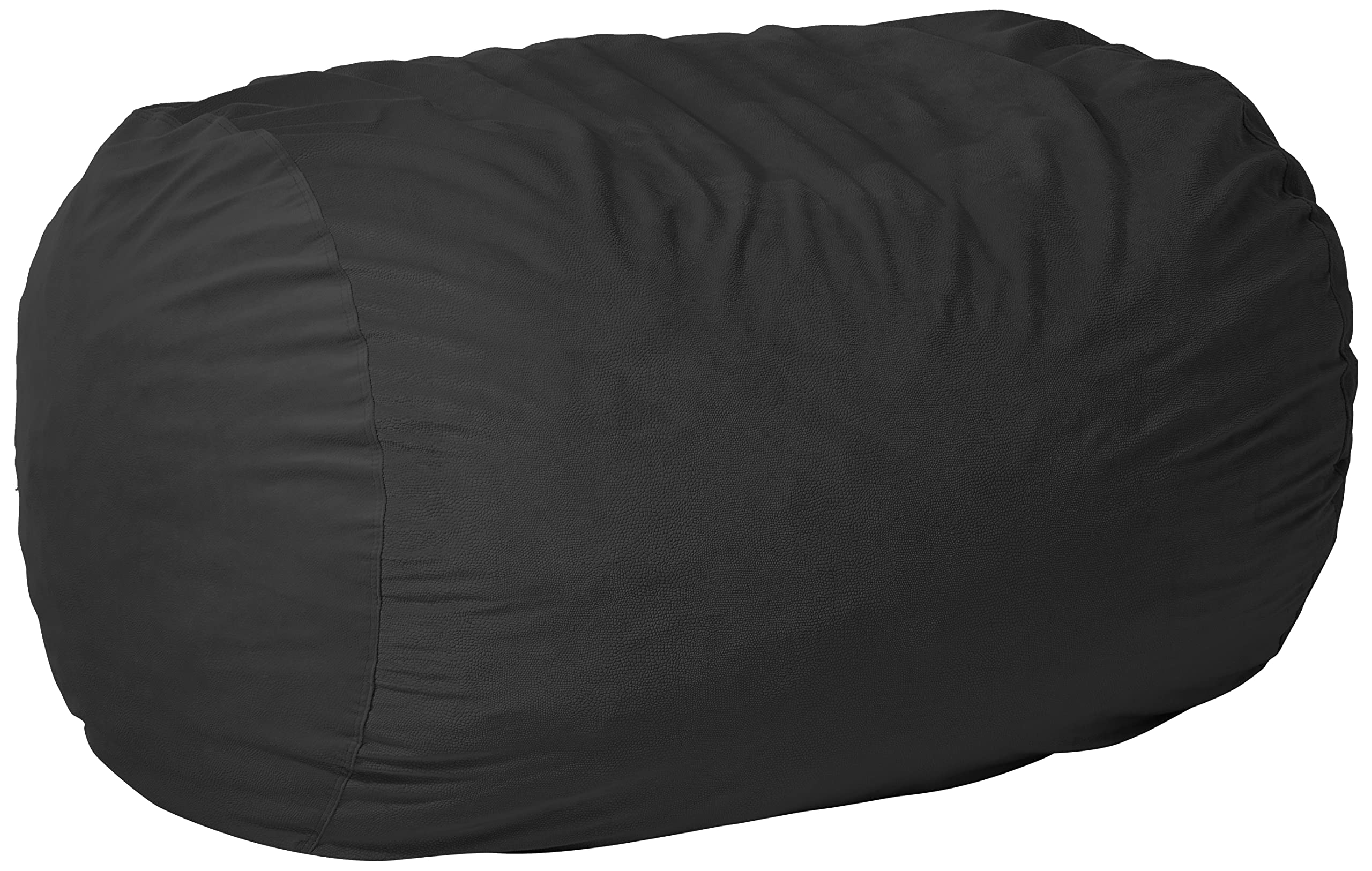 6-Foot Chill Sack Bean Bag Chair Cover in Dark Gray Pebble - Perfect for Living Rooms, Game Rooms & Dorm Lounging
