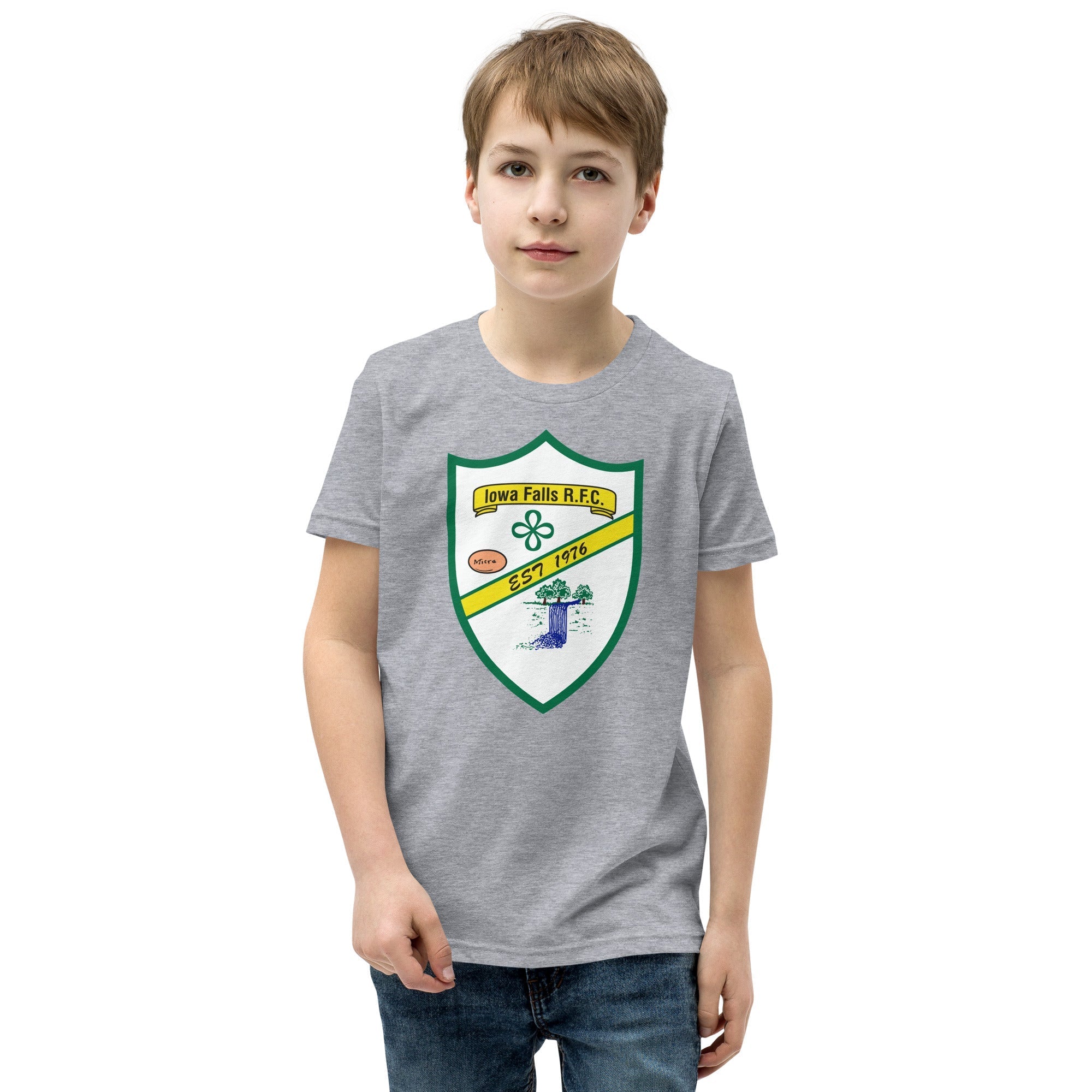 Iowa Falls RFC Youth Social T-Shirt - Comfortable Cotton Tee for Kids & Teens - Perfect for School, Sports & Casual Wear