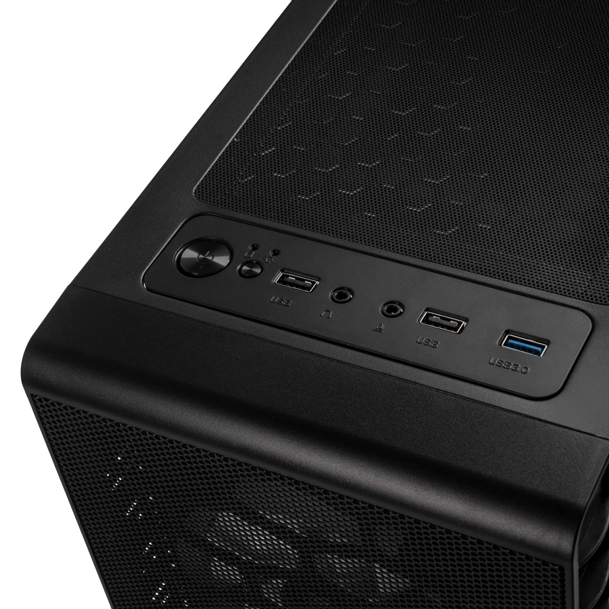 KOLINK Observatory Lite Mesh Midi Tower ATX PC Case - RGB Gaming Computer Case with Tempered Glass & Fans - Perfect for Gaming Rigs, Workstations, and Custom PC Builds