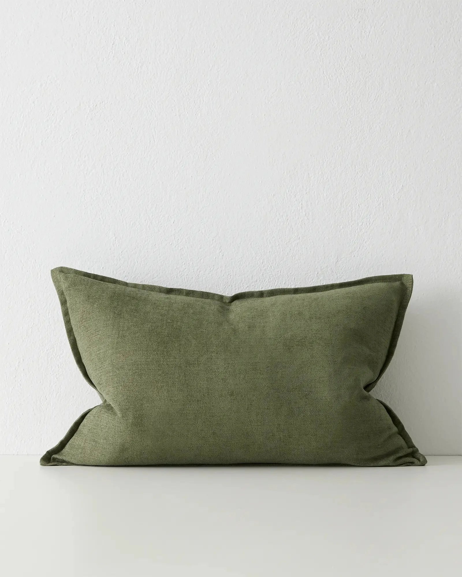 Premium Fiore Cushion Olive Green - Soft Decorative Throw Pillow for Sofa, Bed & Home Decor - Perfect for Living Room, Bedroom & Office Comfort