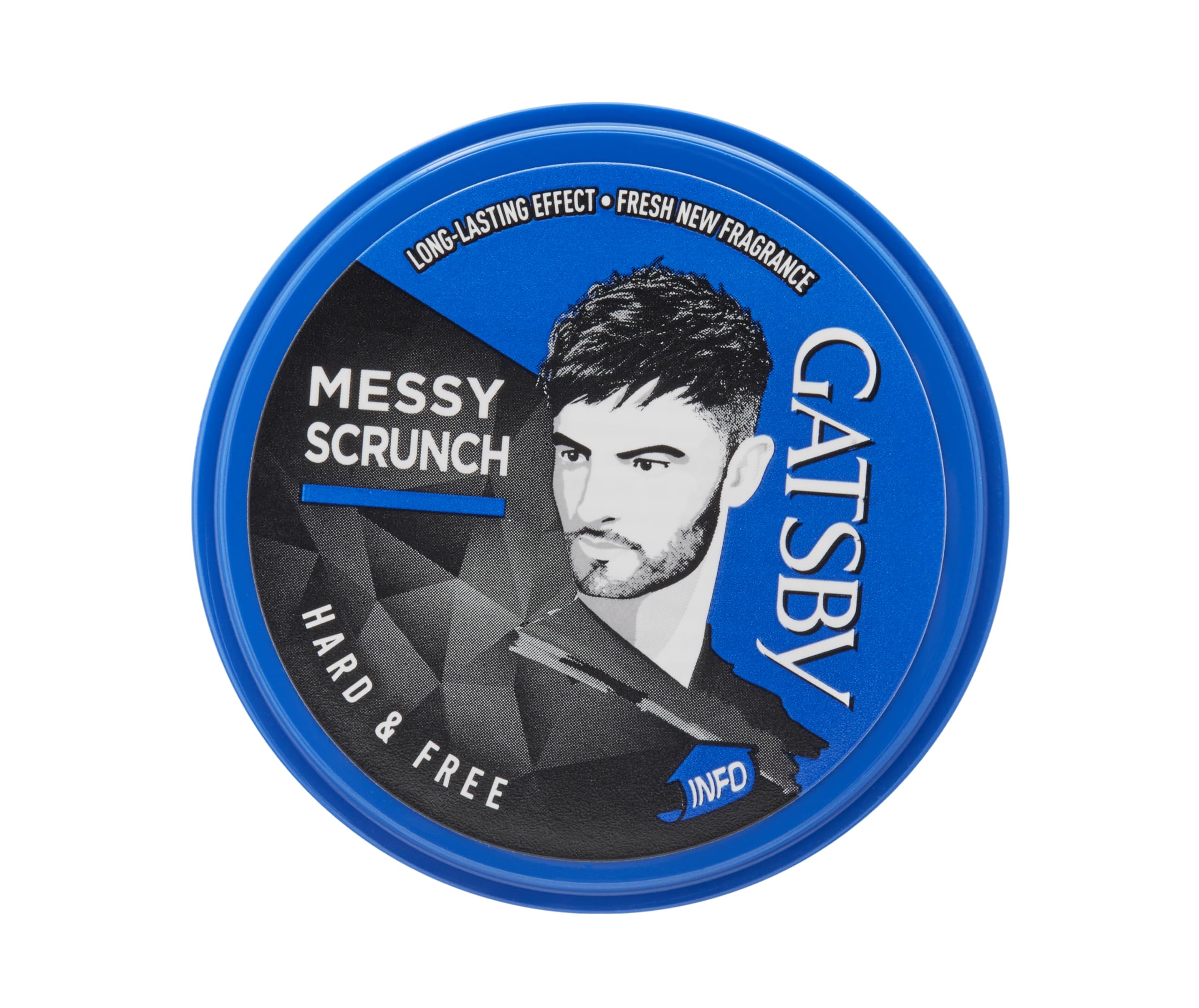 Gatsby Hair Styling Wax - Strong Hold & Flexible for Messy Textured Hairstyles, Non-Sticky Formula, Easy Wash Out & Re-Stylable Anytime, 75g - Perfect for Men's Daily Styling, Party Looks & Professional Hairstyling