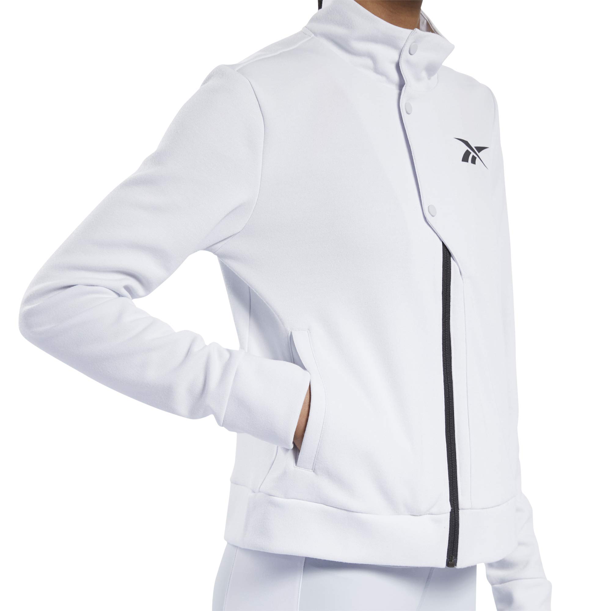 Reebok Women's Full Zip Training Jacket - Lightweight Workout Hoodie for Gym, Running & Outdoor Activities | Athletic Track Jacket for Women