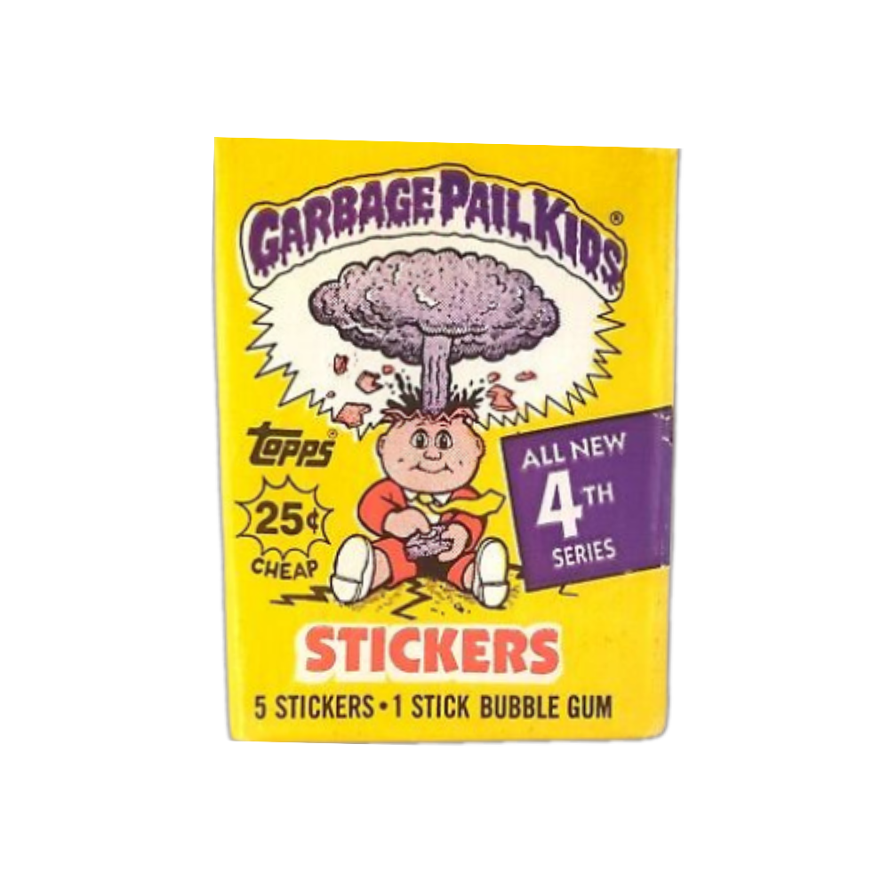 1986 Topps Garbage Pail Kids Series 4 Unopened Trading Card Pack - Vintage Collectible for Card Enthusiasts & 80s Nostalgia Lovers - Perfect for Display, Gifts & Investment
