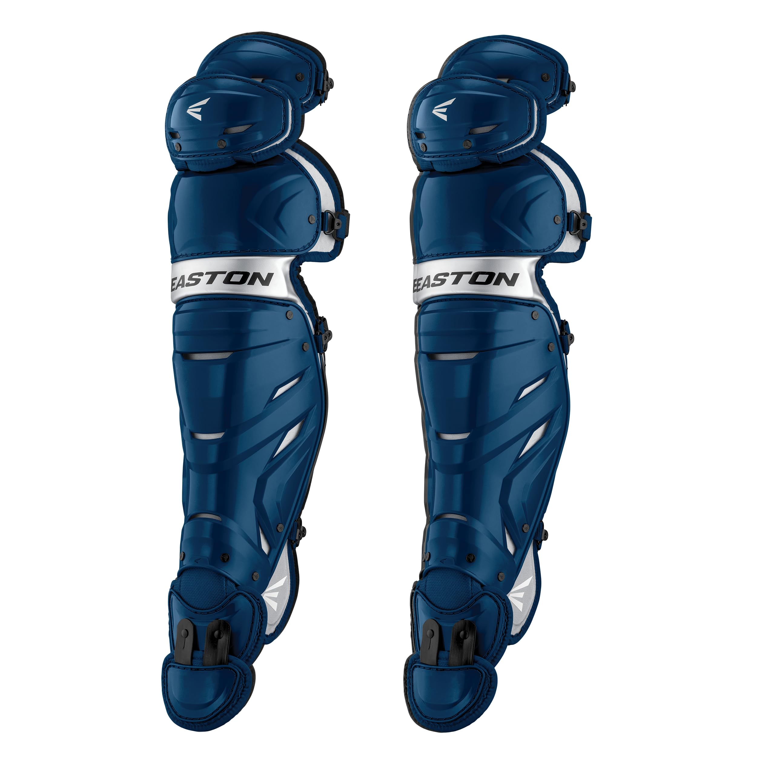 Easton Elite X Youth, Intermediate & Adult Baseball Catcher's Leg Guards - Protective Gear for Baseball, Softball & Training Sessions